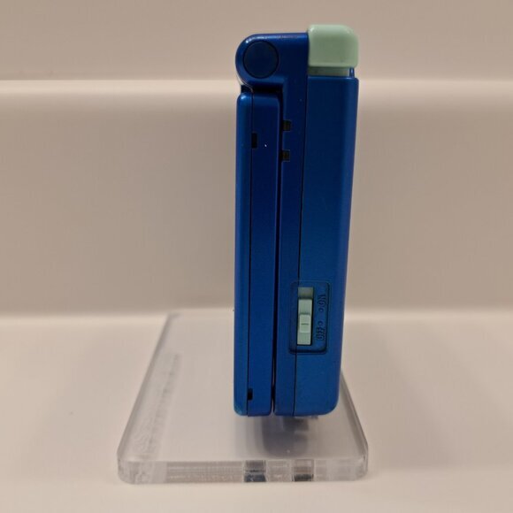 Rare Blue Gameboy Advance SP 100% GENUINE Rockman (Japanese Megaman) #3 - Picture 4 of 7